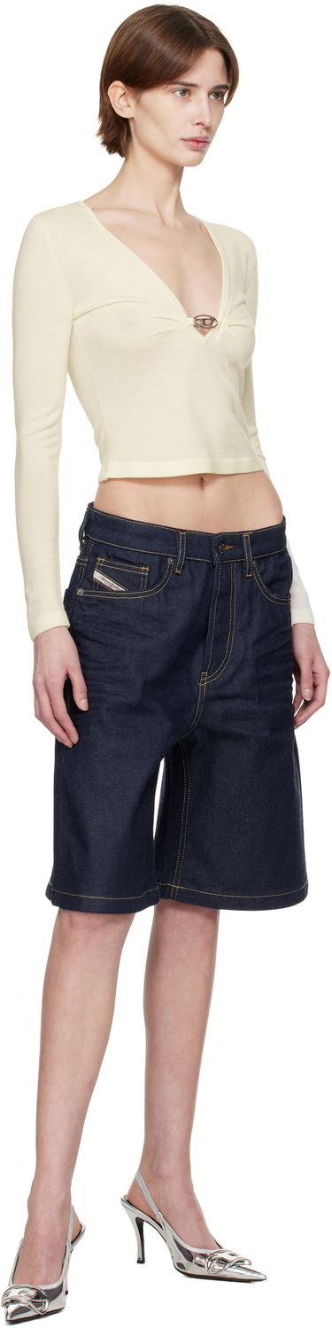 Šortky Diesel DE-SIRE-SHORT Casual Shorts Modrá | A14051-0GRDV-01, 4