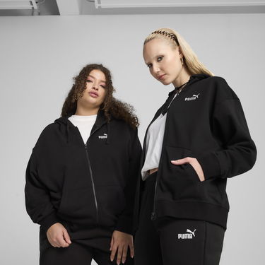 Mikina Puma ESS Small No. 1 Logo Comfort Full Zip Hoodie Čierna | 682410_01, 0