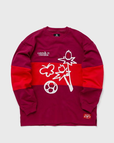 Mikina Converse X LFC CREW Červená | 10026257, 0