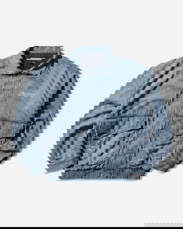 Bunda Neighborhood NEIGHBORHOOD Denim Dad Jacket with Utility Pockets Modrá | 252SPNH-JKM01 INDIGO, 1