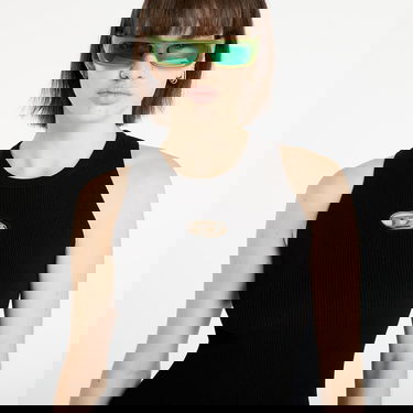 Tielko Diesel Diesel M-CADDIX Ribbed Knit Tank Top Čierna | A174490DLAX9XX, 4