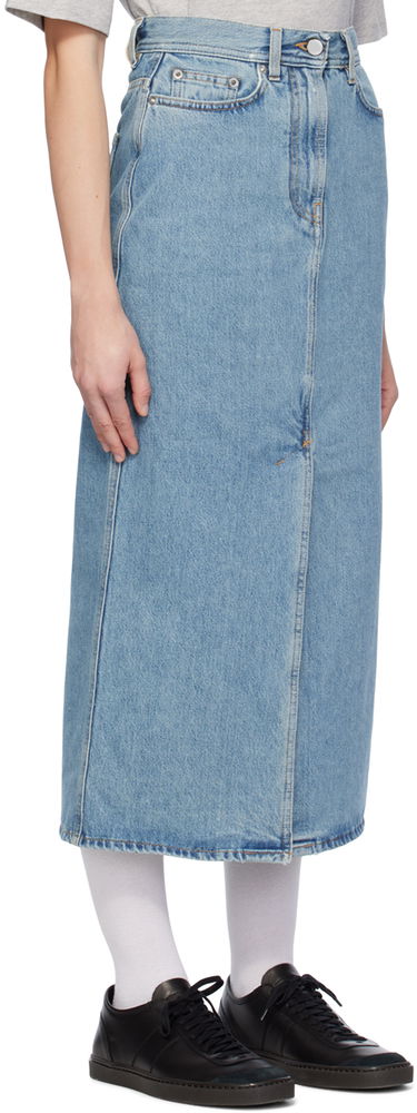 Sukňa Loulou de Saison Loulou de Saison Rona Denim Maxi Skirt Modrá | RONA, 1