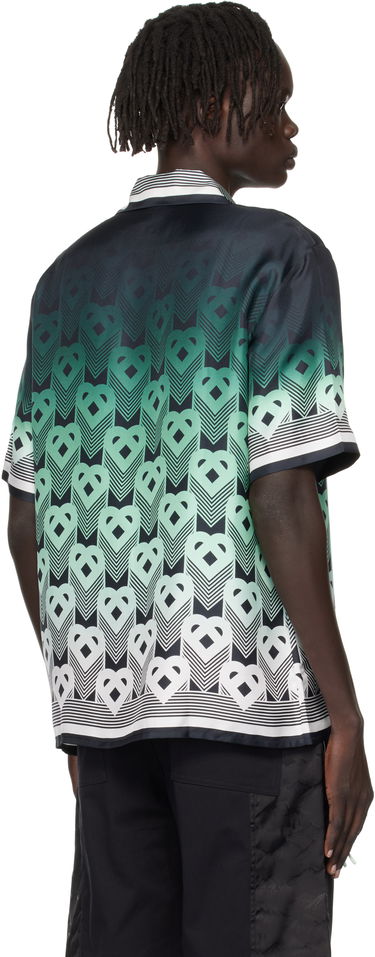 Košeľa Casablanca Cuban Collar Short Sleeve Shirt Zelené | MPF25-SH-003-04, 4