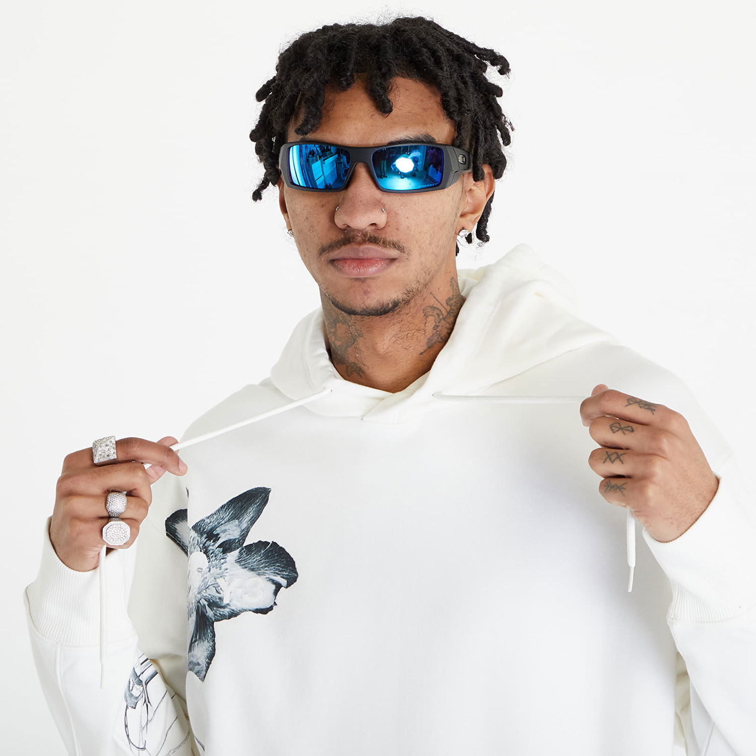 Mikina Y-3 Graphic French Terry Hoodie UNISEX Off White Biela | IV7736, 1