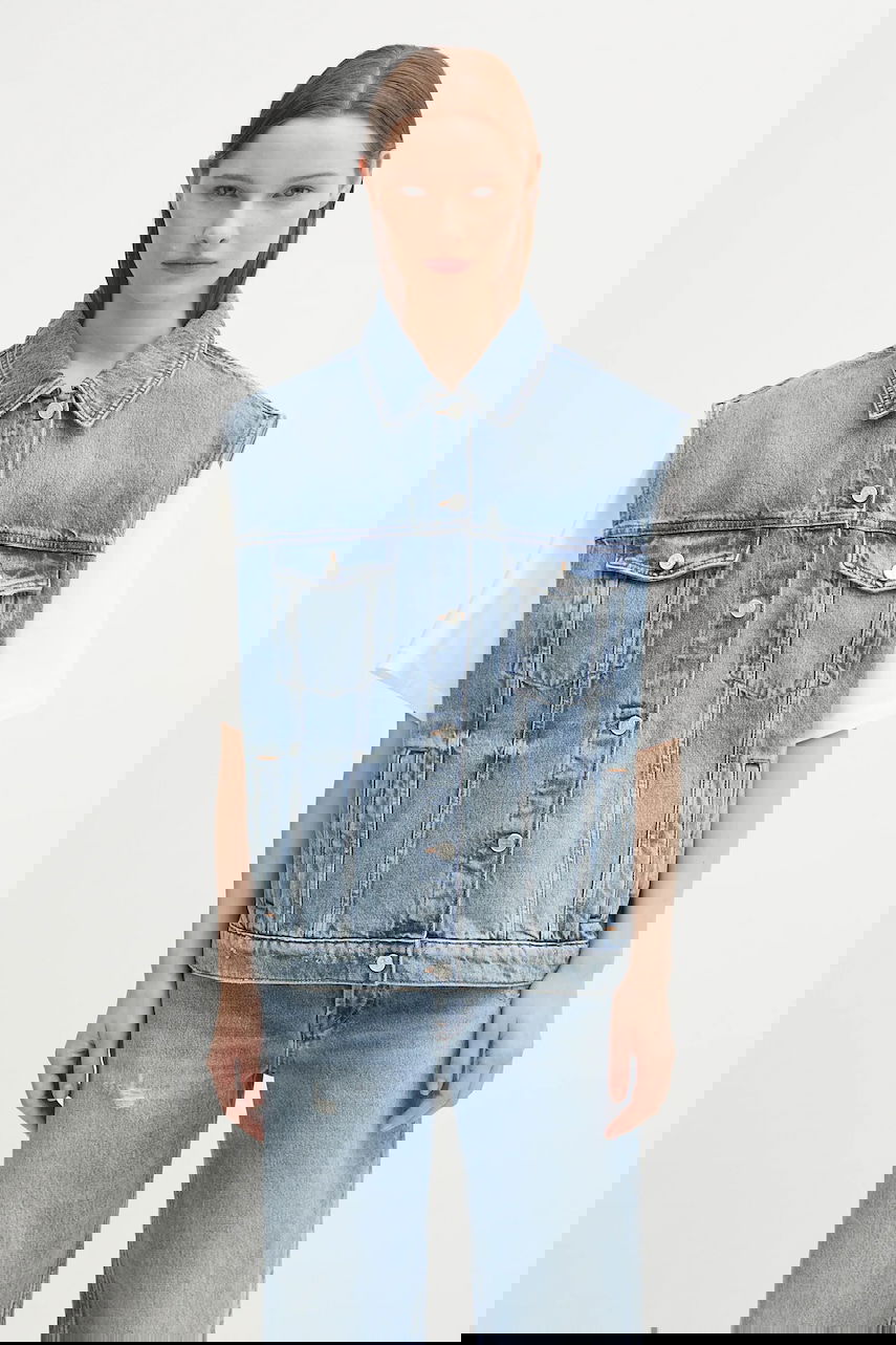 Vesta Anine Bing Anine Bing Rory Denim Vest Modrá | A.01.10857, 0