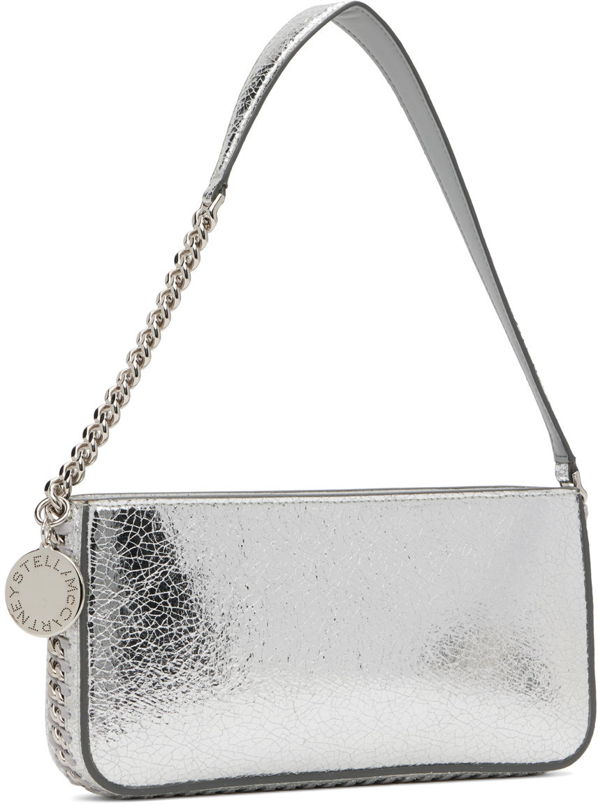 Kabelka Stella McCartney Stella McCartney Cracked Metallic Alter Mat Shoulder Bag Metalická | 7B0116WP0469, 1