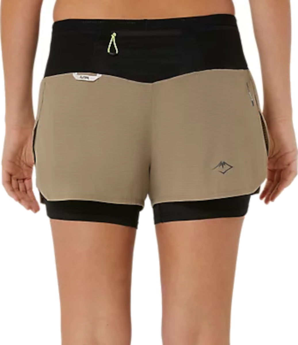 Šortky Asics FUJITRAIL 2-N-1 SHORT Hnedá | 2012c719-200, 1