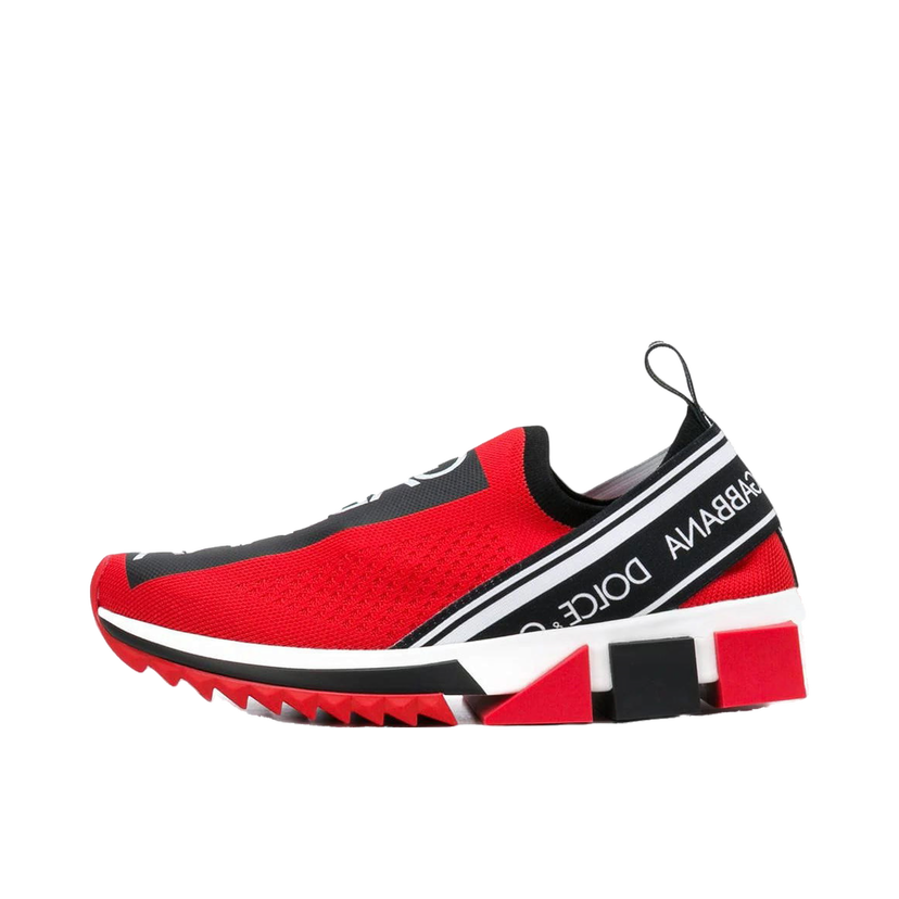 Tenisky a topánky Dolce & Gabbana Sorrento Slip On Red Black W Červená | CK1595AH67789873