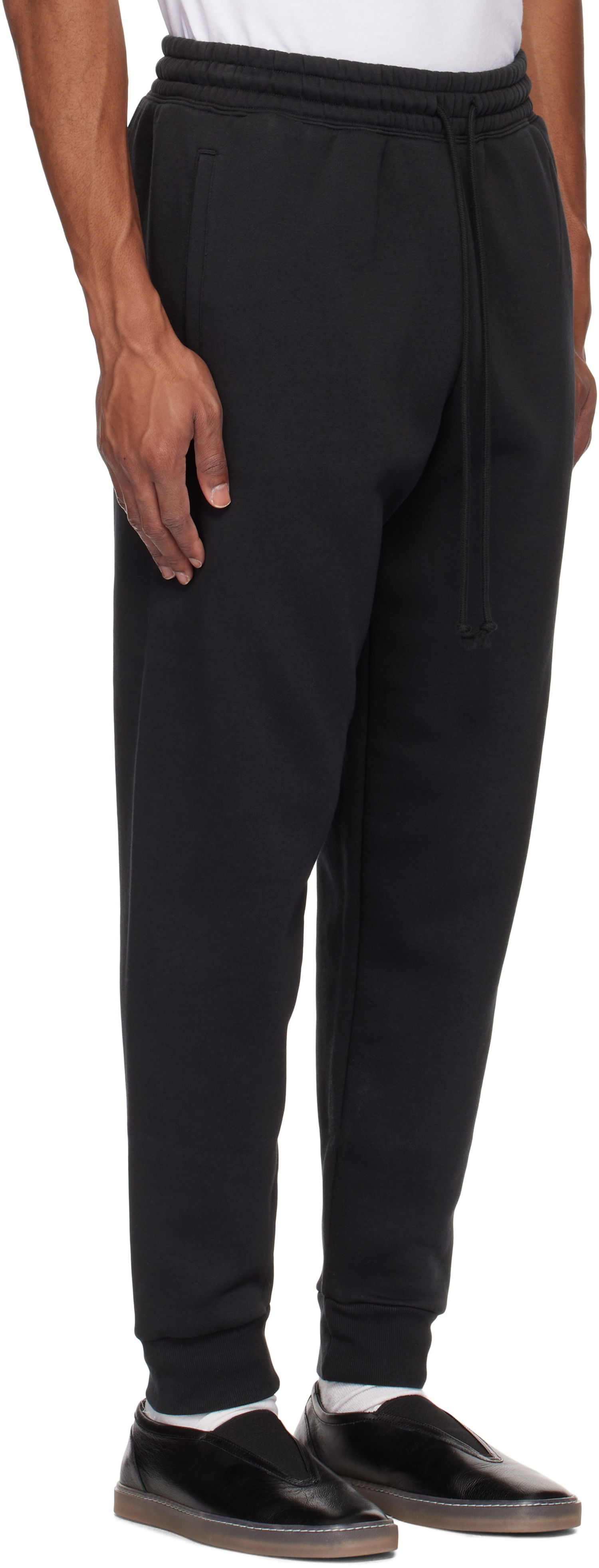 Tepláky SKIMS SKIMS Fleece Tapered Sweatpants Čierna | BO-PNT-5428M, 1