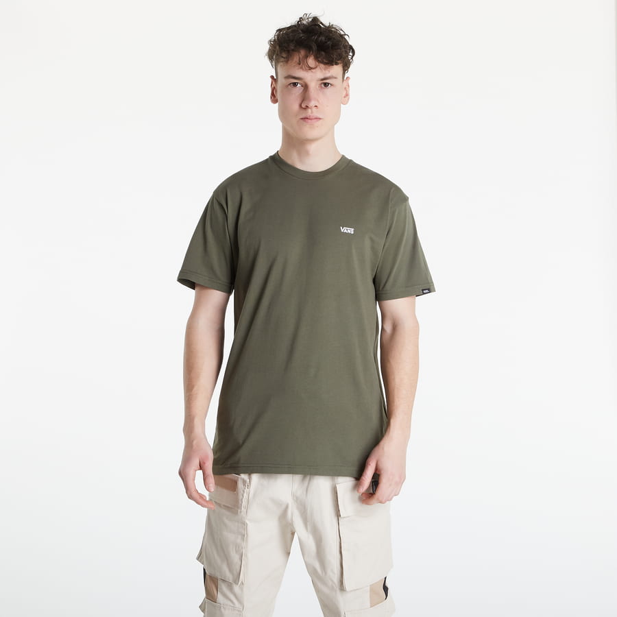 Tričko Vans MN Left Chest Logo Tee Zelené | VN0A3CZEKCZ, 0