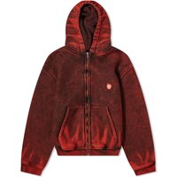 Mikina Alexander Wang Shrunken Zip Up Hoodie Vínová | 1CC1241873-644A, 1