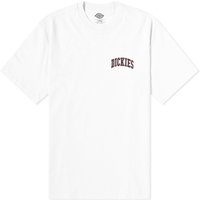 Tričko Dickies Aitkin Chest Logo T-Shirt "White & Fired Brick" Biela | DK0A4Y8OG401, 1