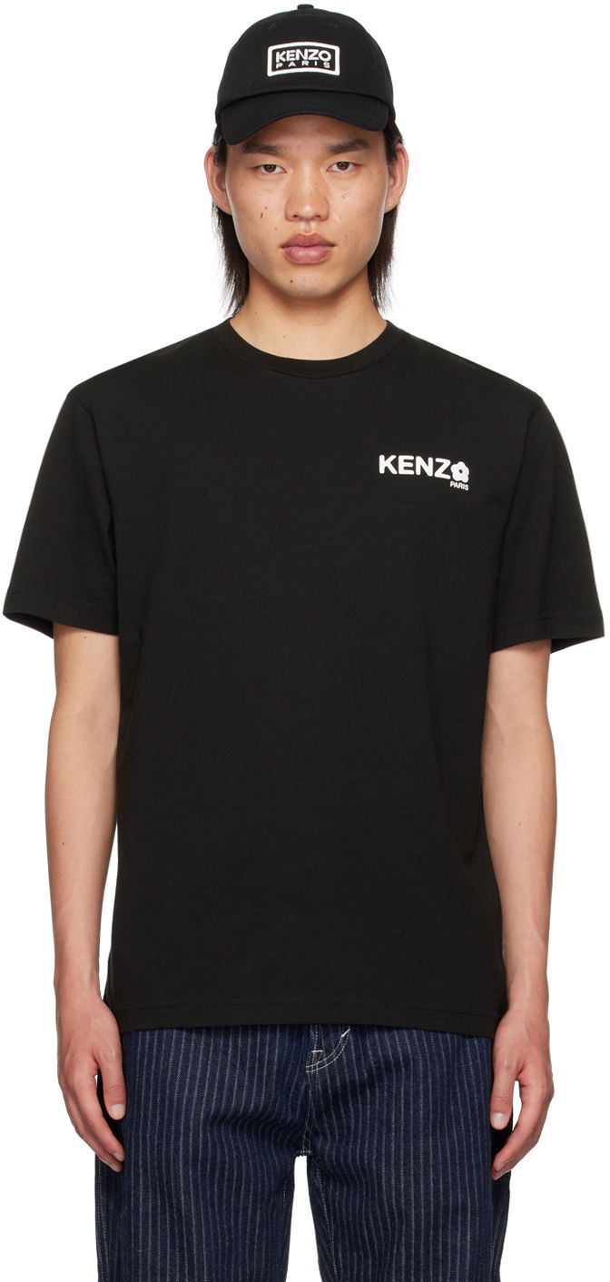 Tričko KENZO Black Paris Boke Flower 2.0 Classic T-Shirt Čierna | FE65TS4714SG, 0