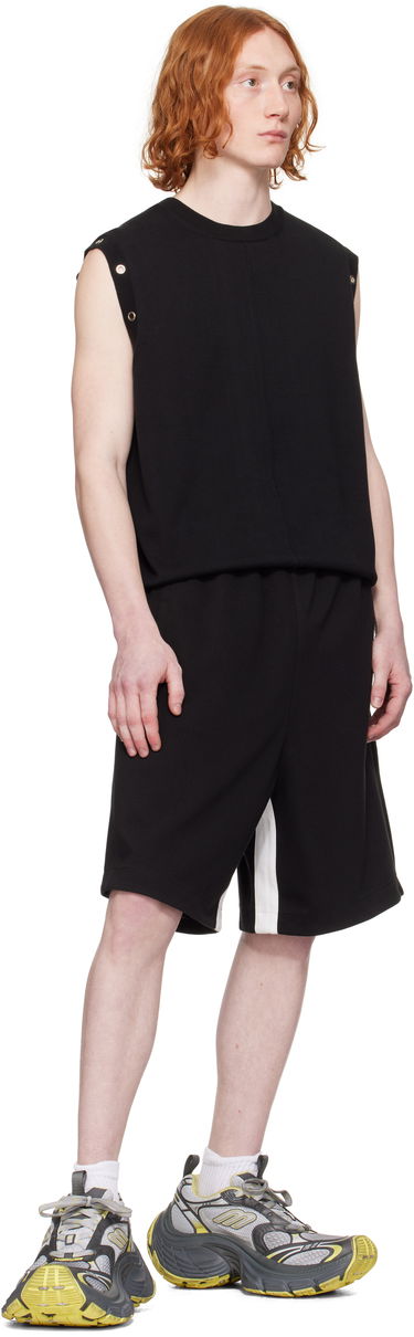 Tielko We11done We11done Eyelet Knit Vest Čierna | WD-KV0-25-677-M-BK, 3