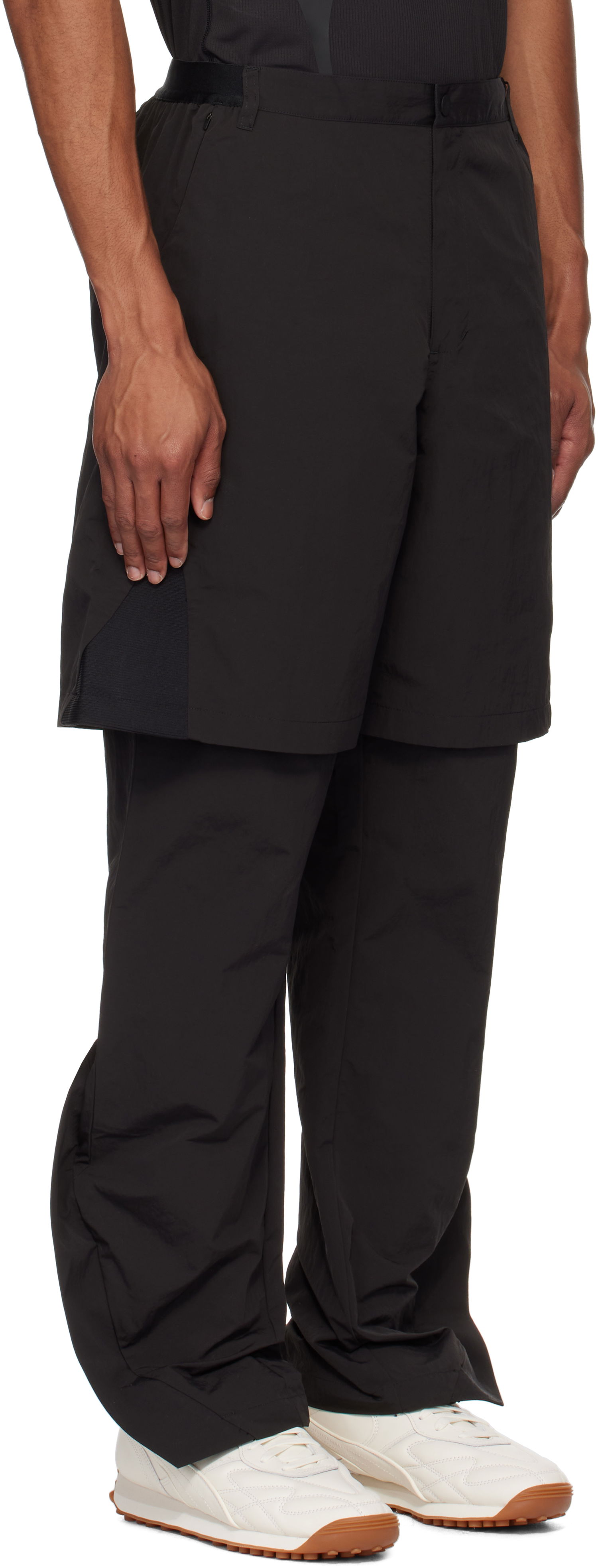 Nohavice HELIOT EMIL Nylon Track Pants Čierna | 62668201, 1