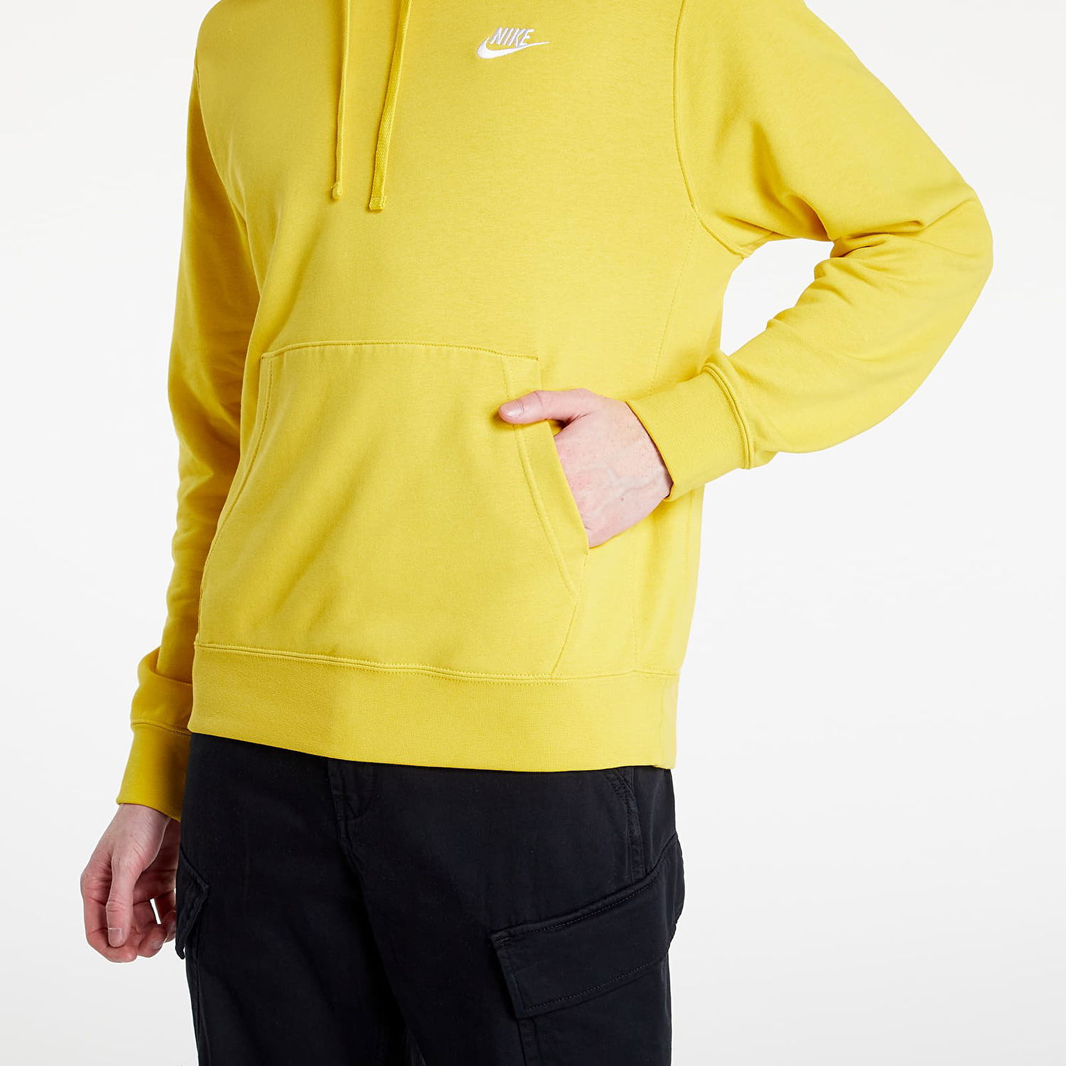 Mikina Nike Sportswear Club Pullover Hoodie Žltá | CZ7857-709, 1