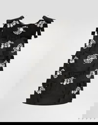 Dolce & Gabbana Jewel and Bow Embellished Shift Dress