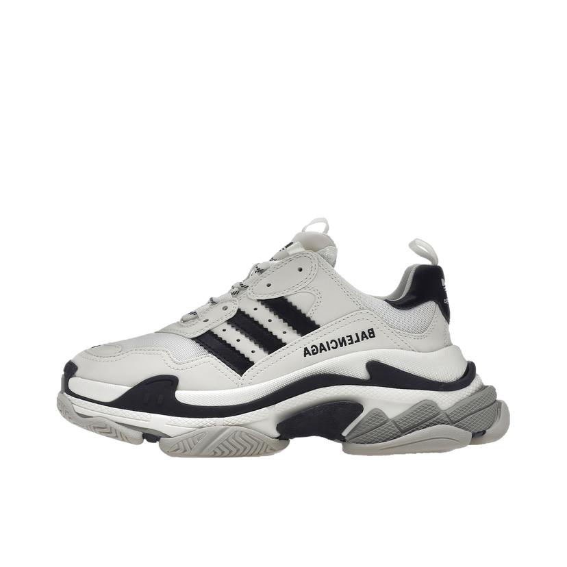 Tenisky a topánky Balenciaga adidas x Triple S White Black W Biela | 710020W2ZB19112