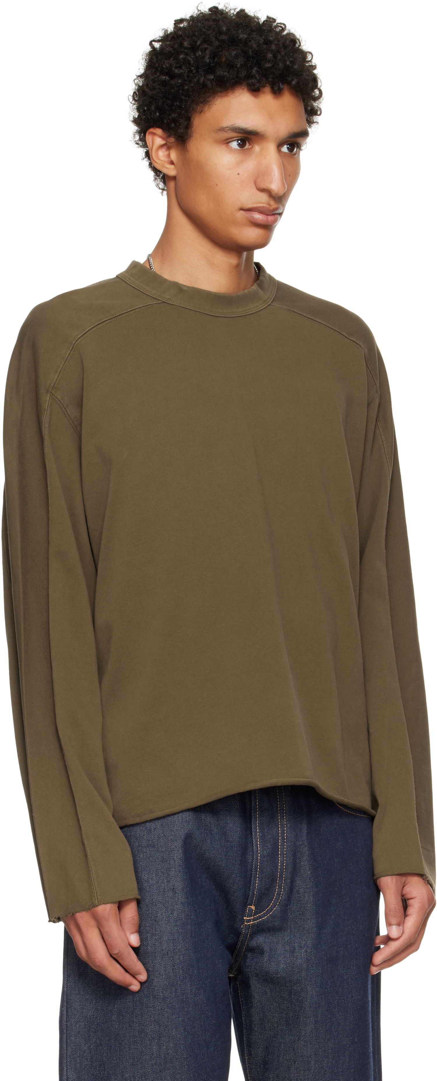 Tričko Entire Studios Entire Studios Heavy Long Sleeve T-Shirt Zelené | ES2486BT, 1