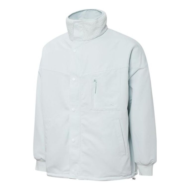 Parka Puma Reversible Stand Collar Lambswool Jacket Modrá | 534744-62, 0