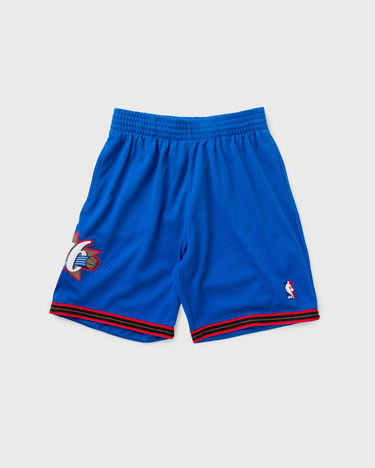 Šortky Mitchell & Ness Mitchell & Ness Philadelphia 76ers 1999-00 Swingman Shorts Modrá | SMSHGS18034-P76ROYA99, 2