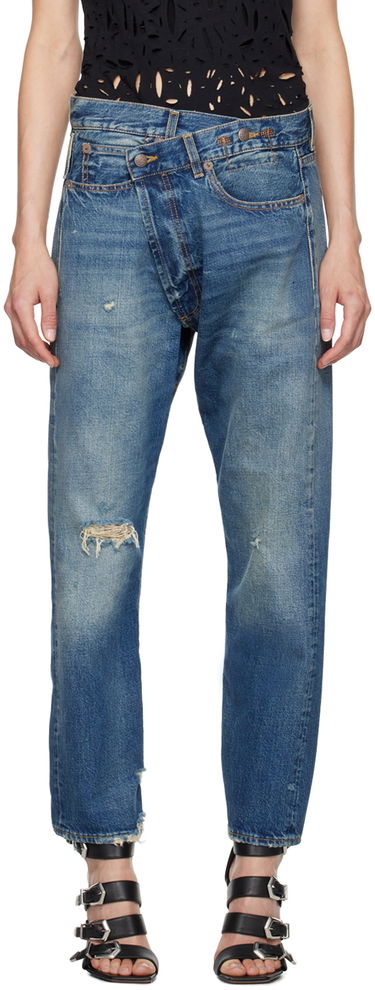 Džínsy R13 R13 Crossover Jeans Modrá | R13W2048 D216C, 0