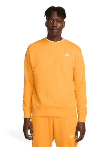 Mikina Nike Sportswear Club French Terry Crewneck Oranžová | BV2666-717