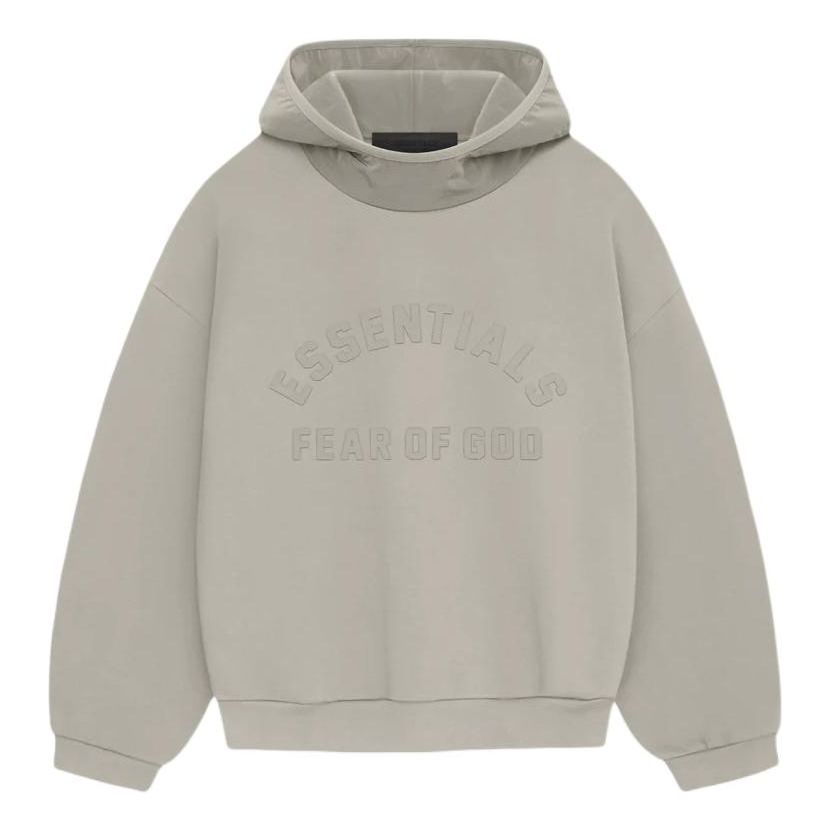 Mikina Fear of God Essentials Nylon Fleece Hoodie Šedá | 202SP244315F, 0
