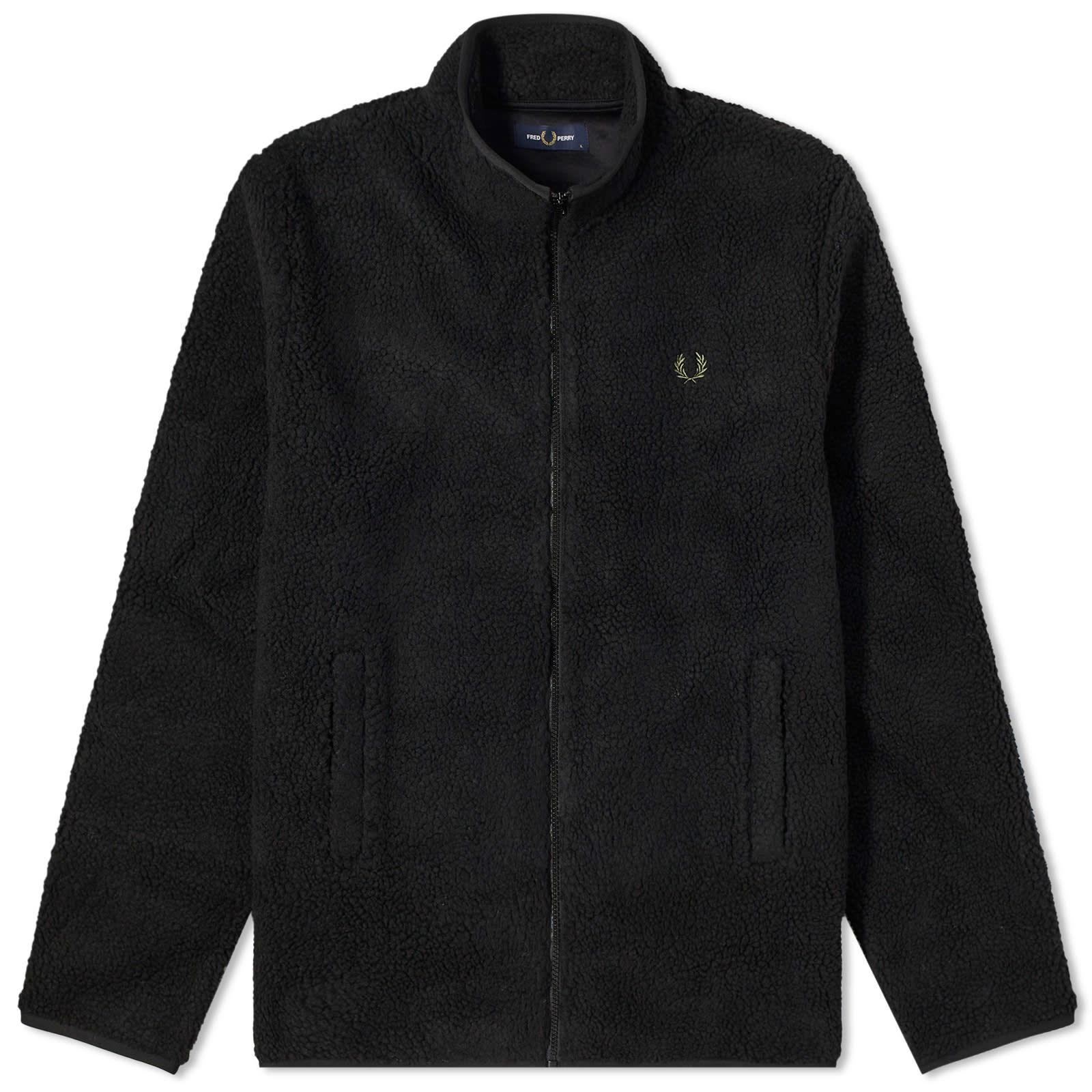 Fred Perry Zip Through Borg Fleece