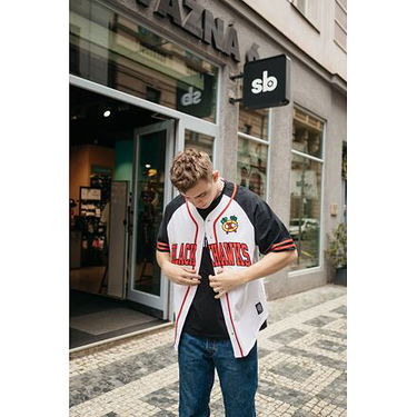 Dres Mitchell & Ness Practice Day Button Front Jersey CHICAGO BLACKHAWKS Biela | TBTF4994-CBHYYPPPWHIT, 6