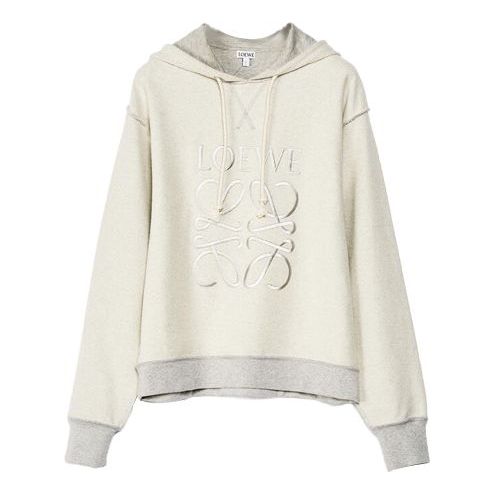 Mikina Loewe Anagram Embroidered Logo Hoodie Šedá | S359341X98-1440