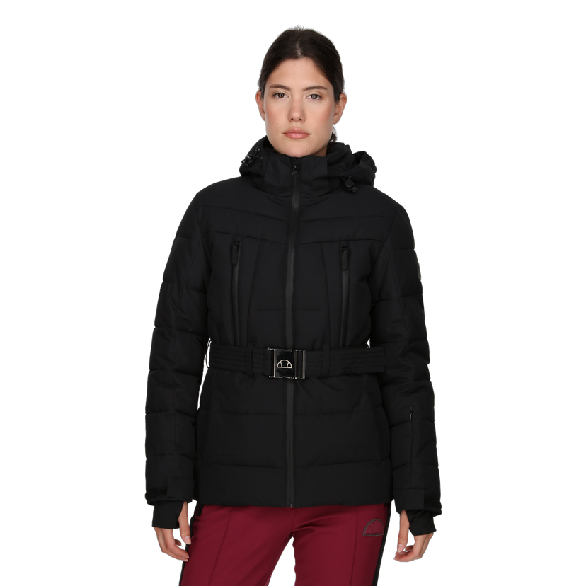 Prešívaná bunda Ellesse Padded Hooded Belted Jacket NORA Čierna | ELA233F506-01