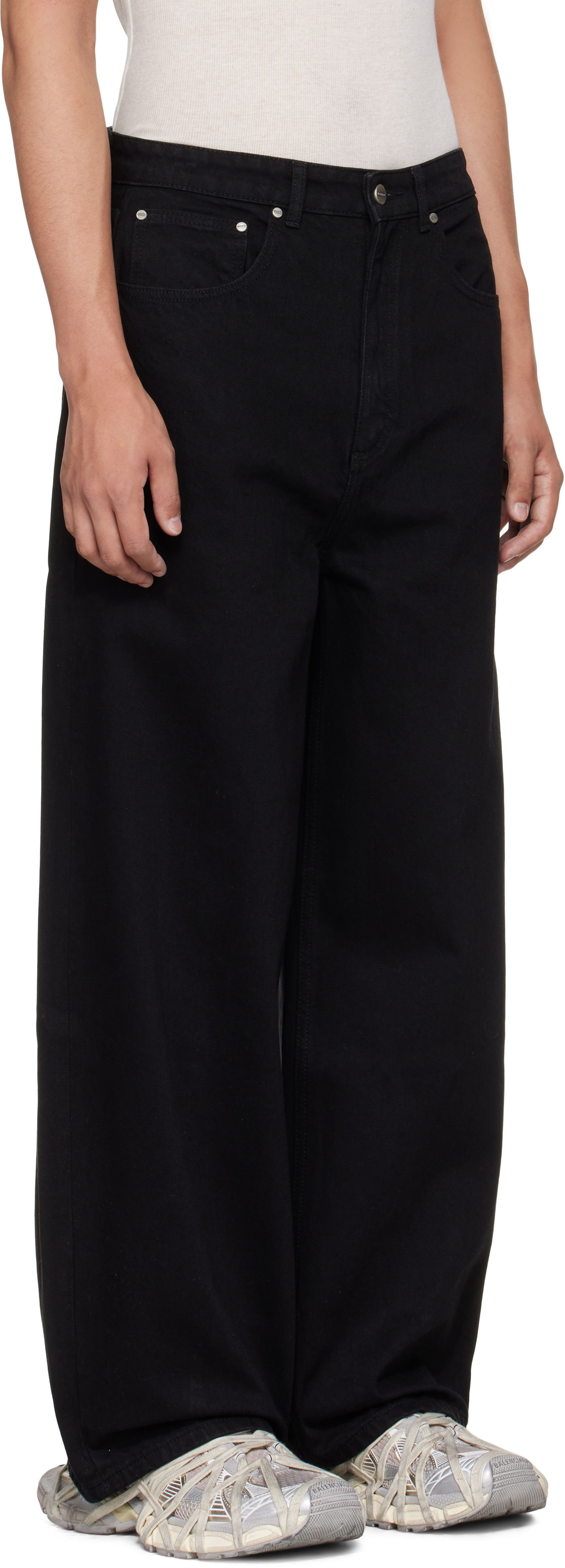Džínsy Han Kjøbenhavn Han Kjobenhavn Baggy Jeans Čierna | M-134348, 1