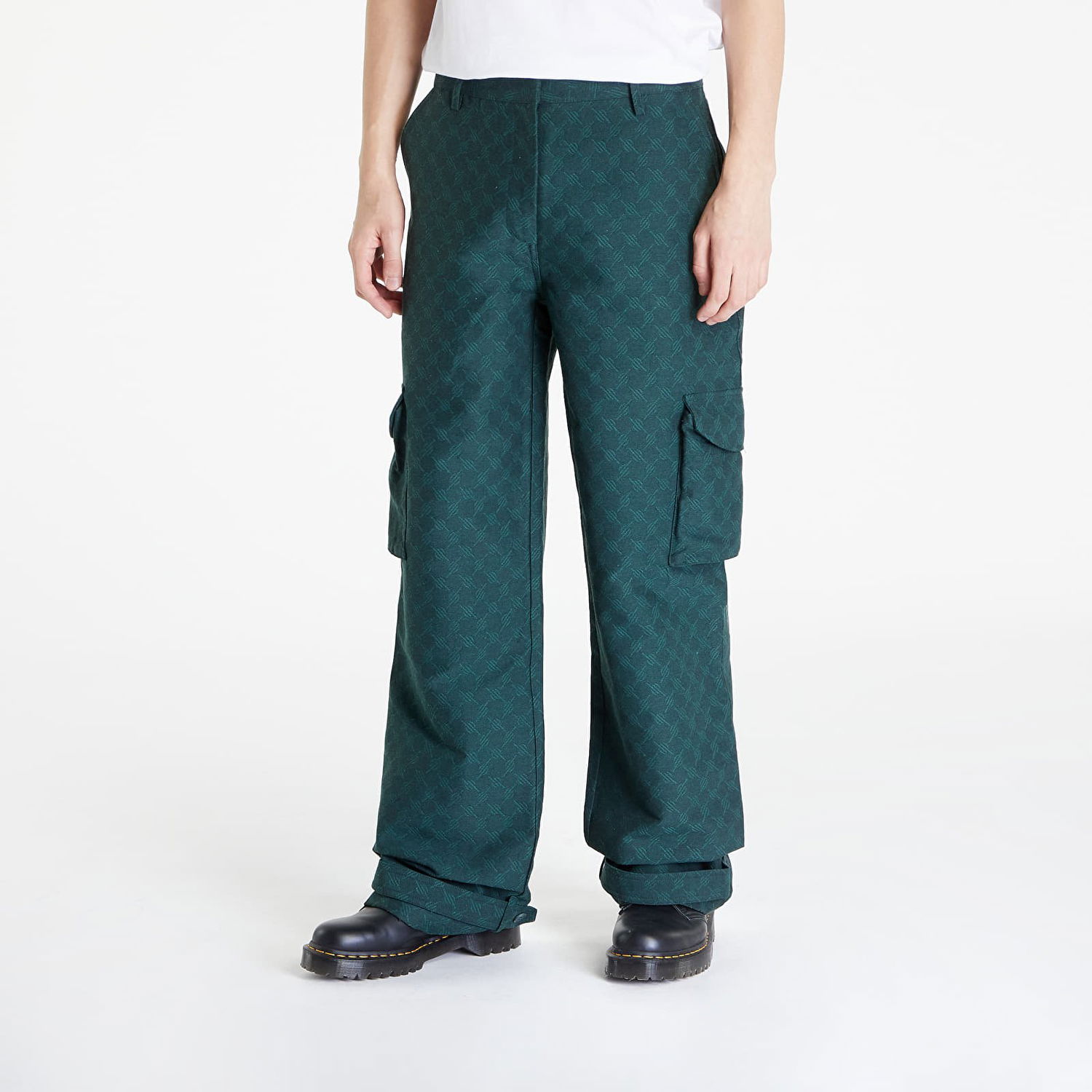 Cargo nohavice DAILY PAPER Imani Monogram Pants Zelené | 2411026, 0