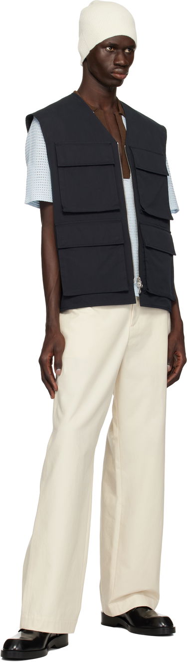 Cargo nohavice Jil Sander Jil Sander Heavy Cotton Canvas Trousers Béžová | J47KA0269_J45267, 3