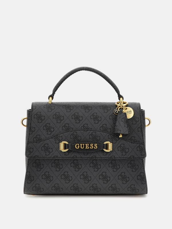 Kabelka GUESS Emera 4G Logo Handbag Čierna | HWBA9316200, 0