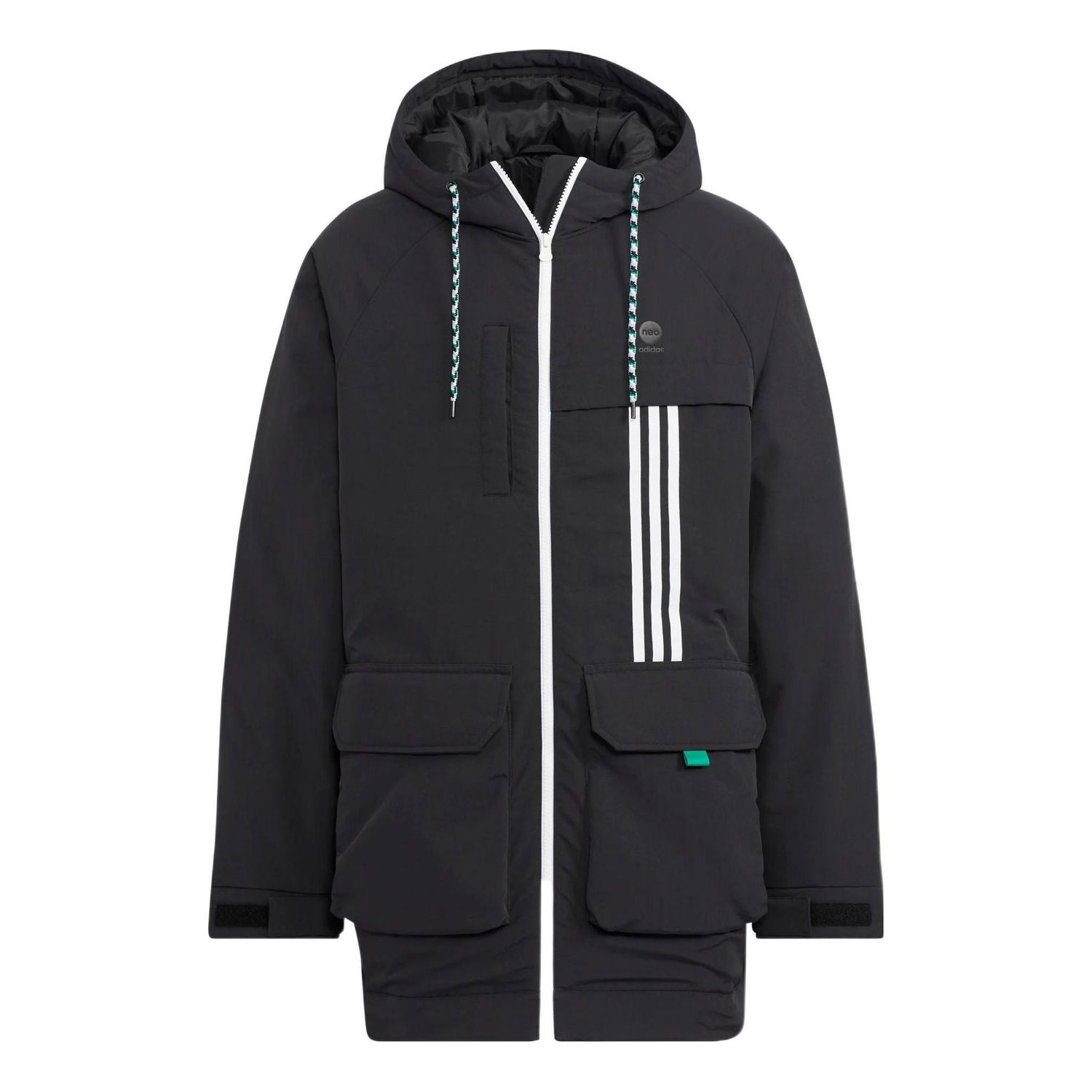Parka adidas Originals Hooded Parka Čierna | HN4763, 0