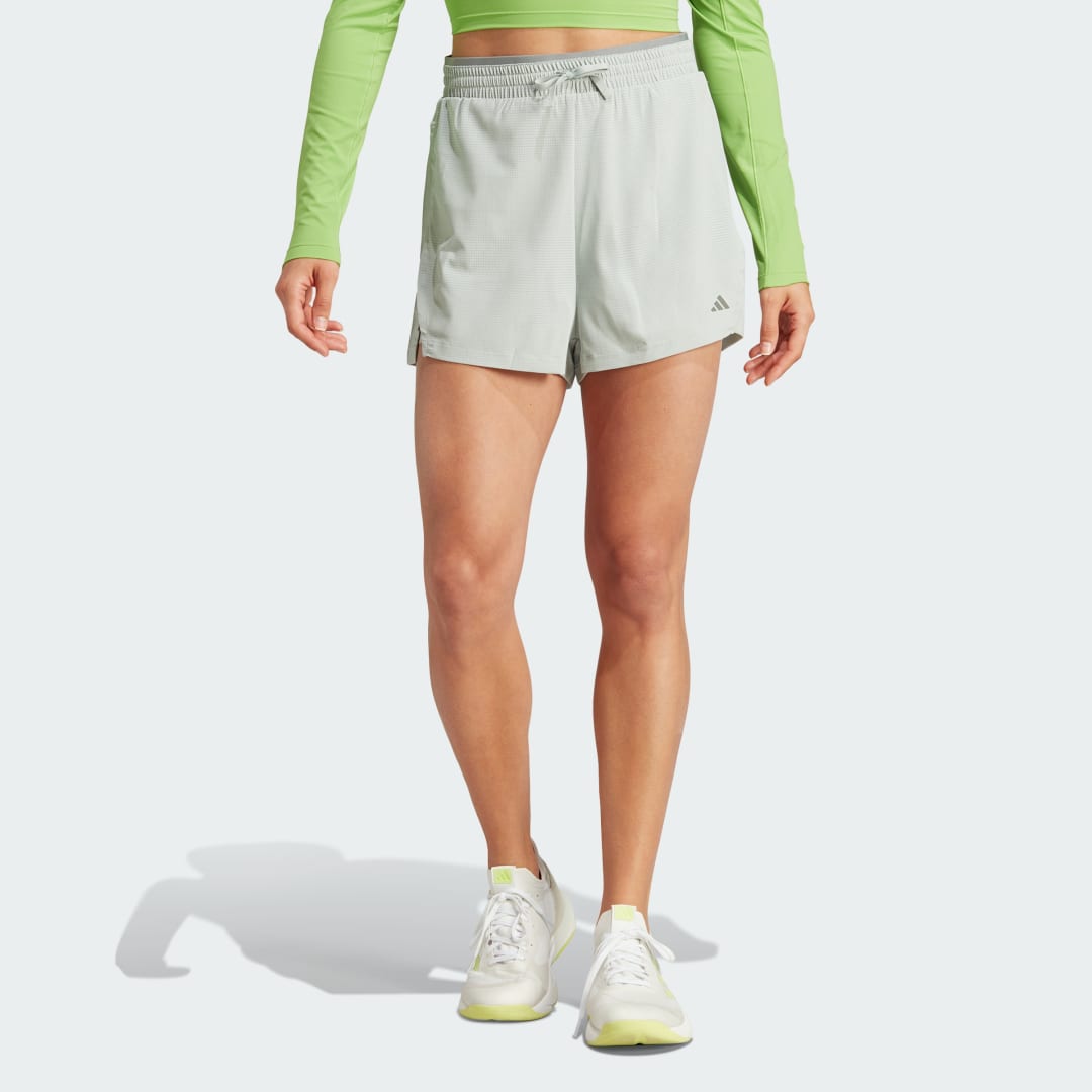Šortky adidas Performance HIIT HEAT.RDY Two-in-One Shorts Zelené | IL9277, 0