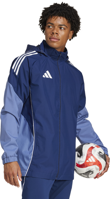 Vetrovka adidas Originals adidas TIRO25C AW Hooded Jacket Modrá | ji6543, 5