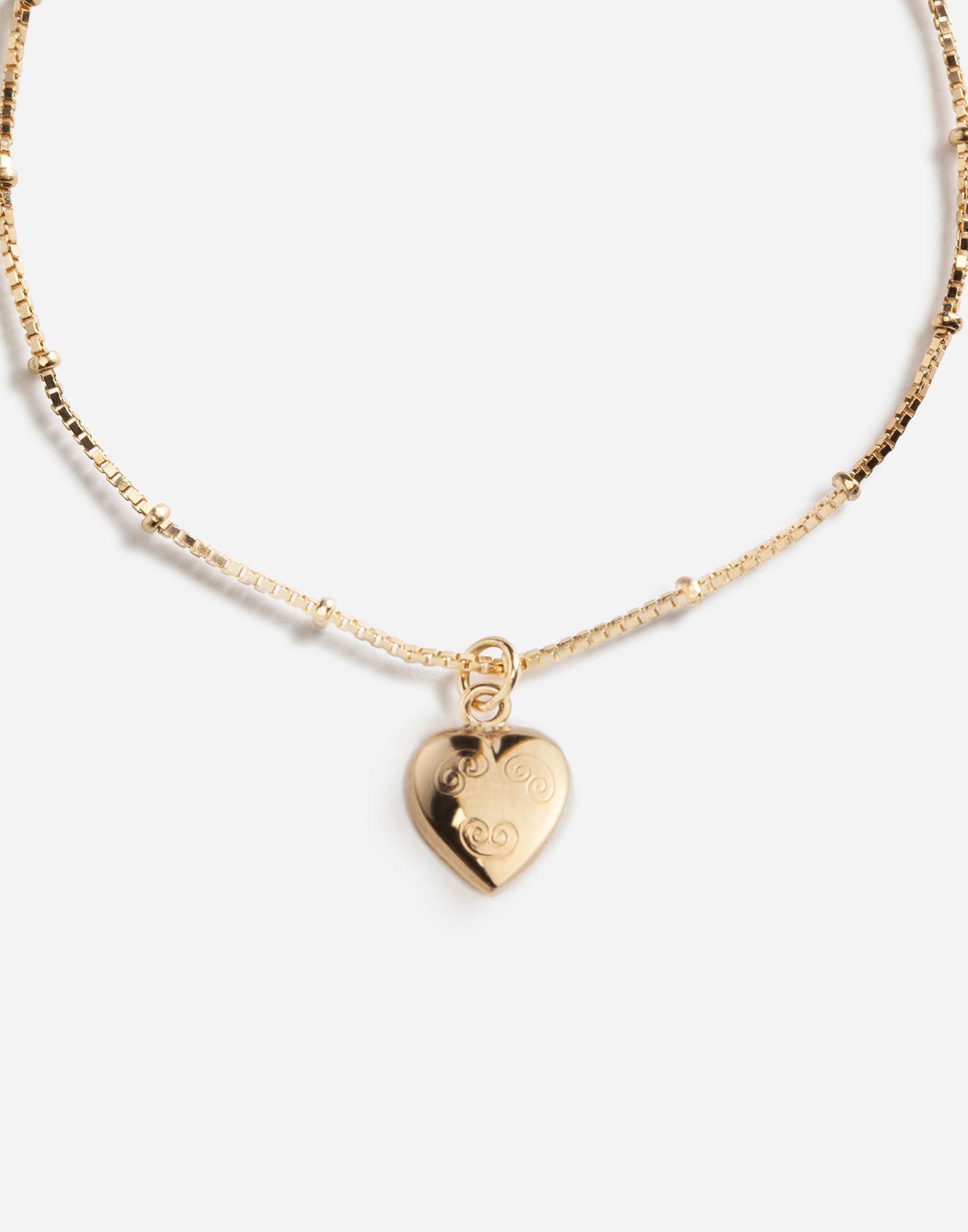 Náramok Dolce & Gabbana Dolce & Gabbana Gold Metal Heart Charm Bracelet Metalická | WBEJ4GW0001ZOO00, 1