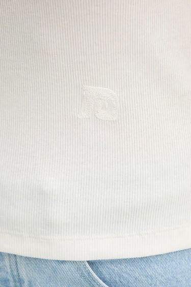 Tričko Nanushka Axton Fitted Short Sleeve T-shirt Biela | NW24PFTP2490, 4