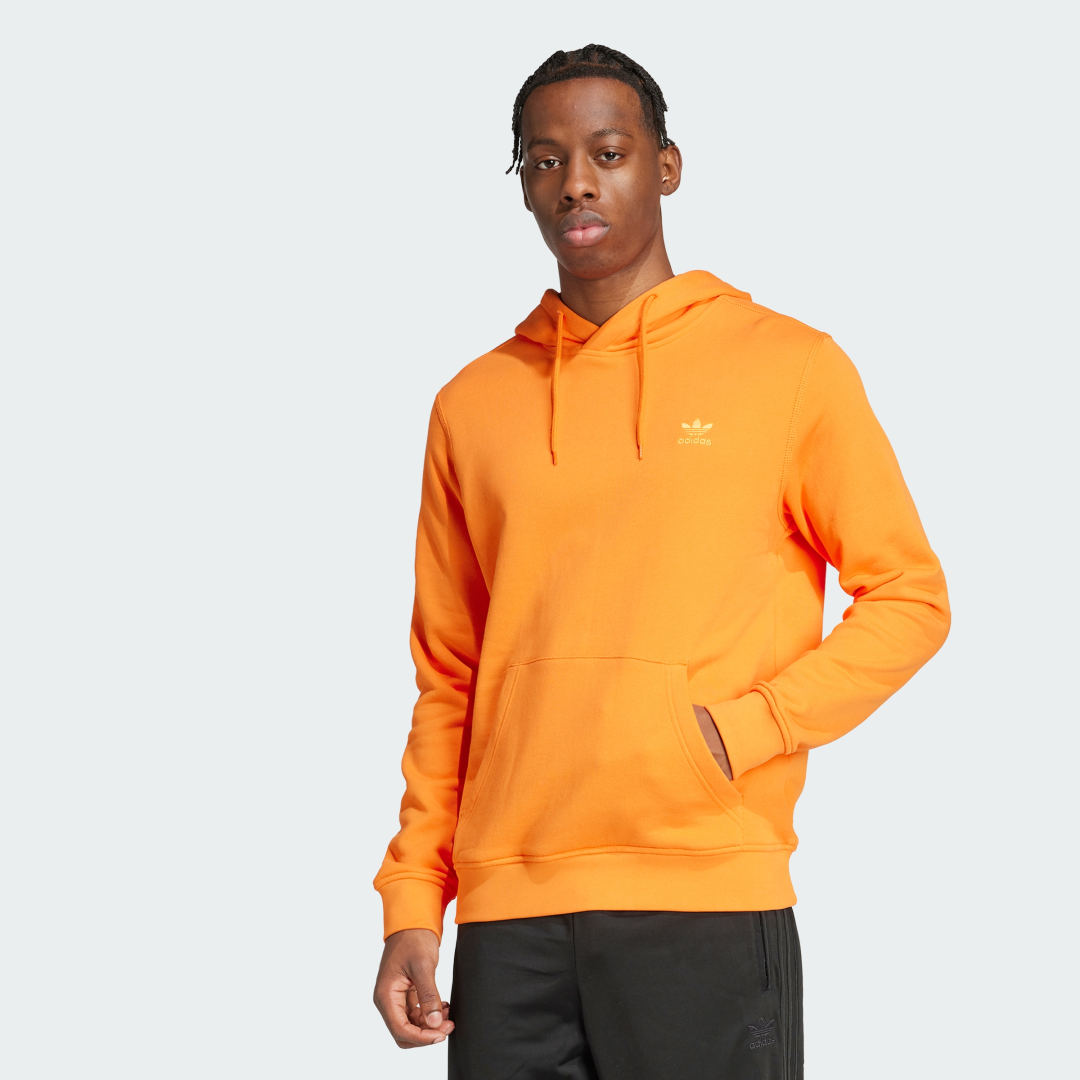 Mikina adidas Performance Trefoil Essentials French Terry Hoodie Oranžová | JD2411, 0
