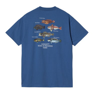 Tričko Carhartt WIP S/S Fish T-Shirt Modrá | I033120_1YQ_XX, 5