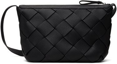 Taška cez rameno Bottega Veneta Bottega Veneta Diago Woven Leather Shoulder Bag Čierna | 795125 V4FV1 8803, 0