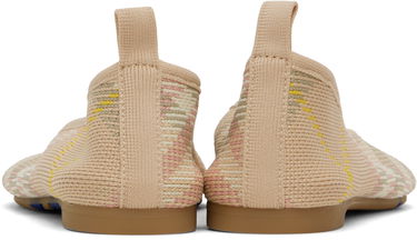 Oblečenie Burberry Burberry Check Knit Ballerina Flats Béžová | 8101053, 1
