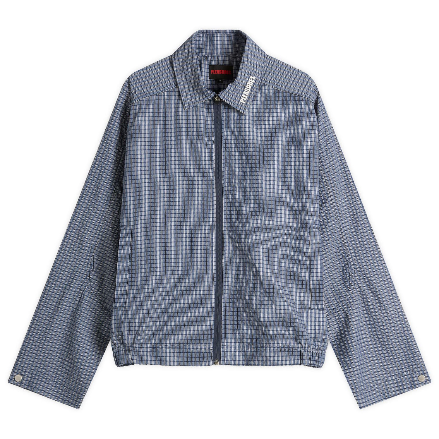 Bunda Pleasures Pleasures Shifty Track Jacket, Size Large Modrá | P25SU011-NVY, 1