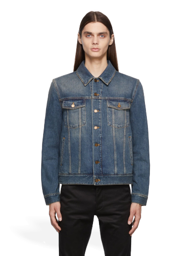 Bunda Saint Laurent Denim Classic Vintage Jacket Navy | 597064YC868