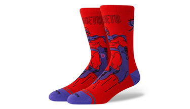 Ponožky Stance Magneto Crew Socks Červená | A555C25MAG-RED, 1