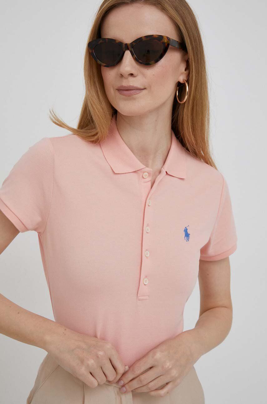 Polo tričko Polo by Ralph Lauren Logo Embroidered Polo Shirt Oranžová | 211870236, 0