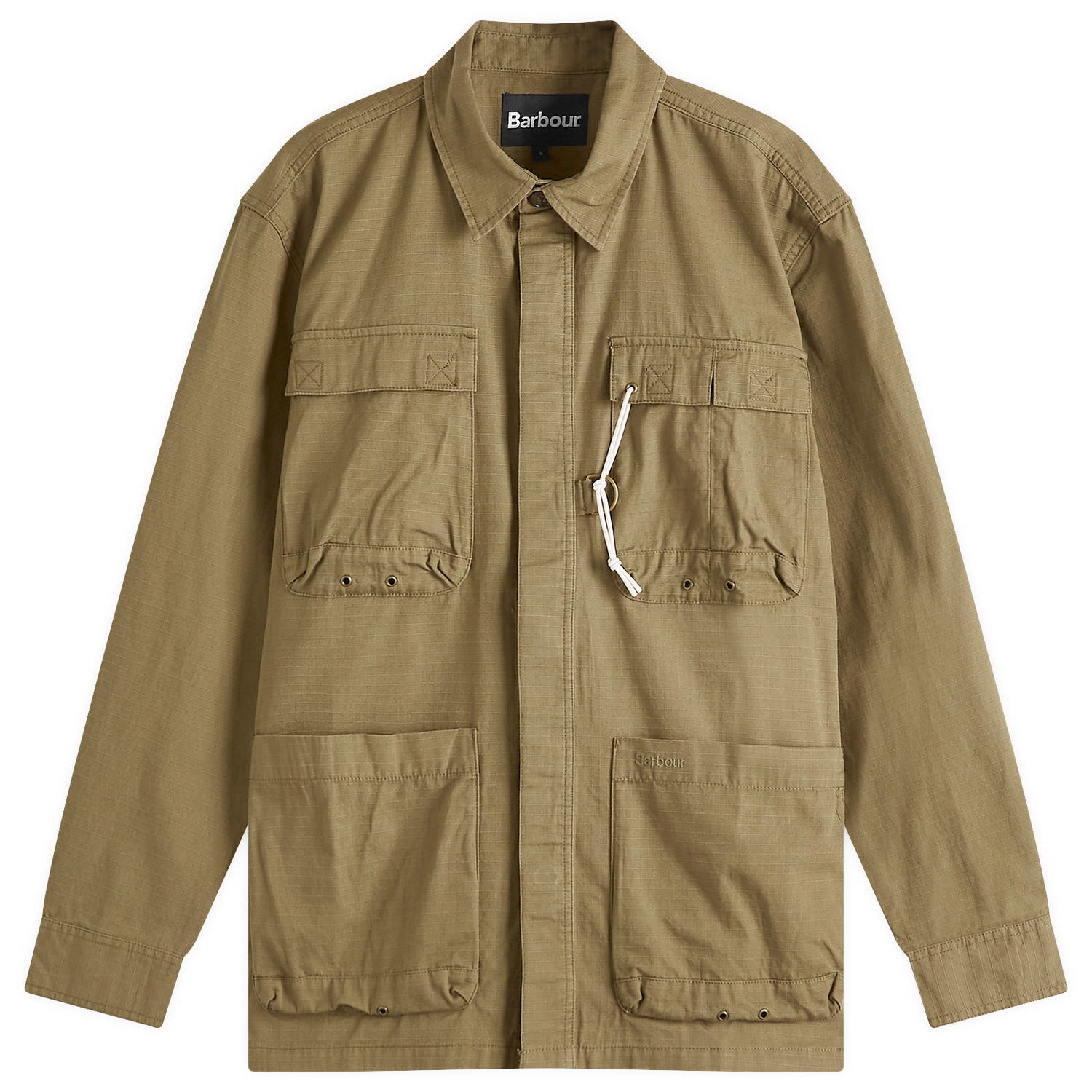 Košeľa Barbour Men's Heritage+ Westmorland Ripstop Overshirt, Size Large Zelené | MOS0420OL39, 1